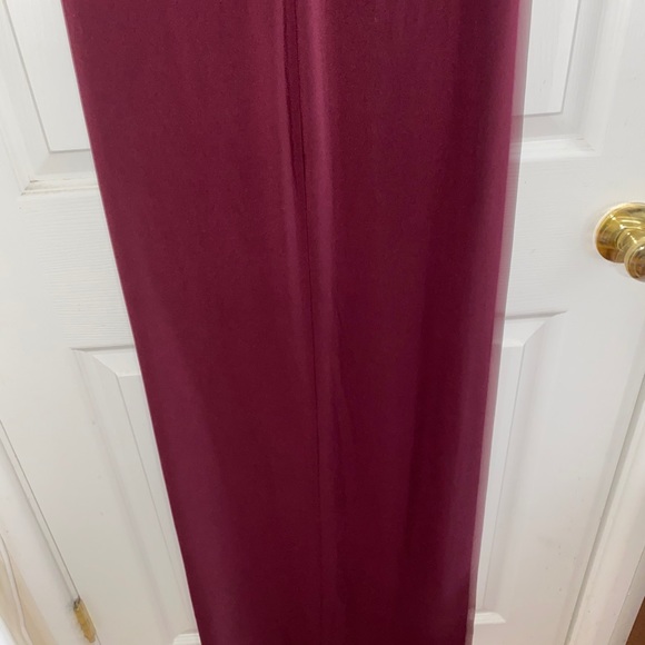 Sleeveless Portrait-Collar Draped Gown - Picture 9 of 11